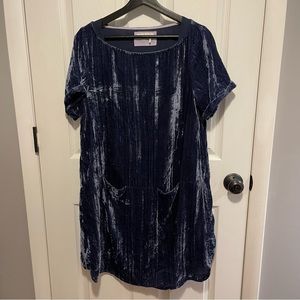 Anthro Velvet Dress
